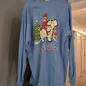 Kids Blue Long Sleeve Shirt